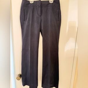 J Crew Women’s Cotton Gray Pinstripe Pants